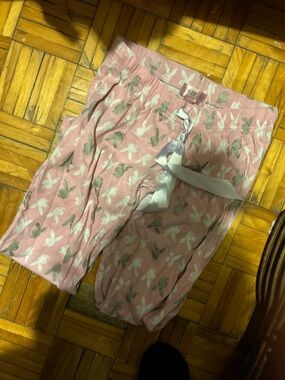 PLAYBOY Pink Bunny Print Pajama Pants